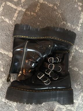 Doc Martens Jadon Max Hardware Leather Platform Boots